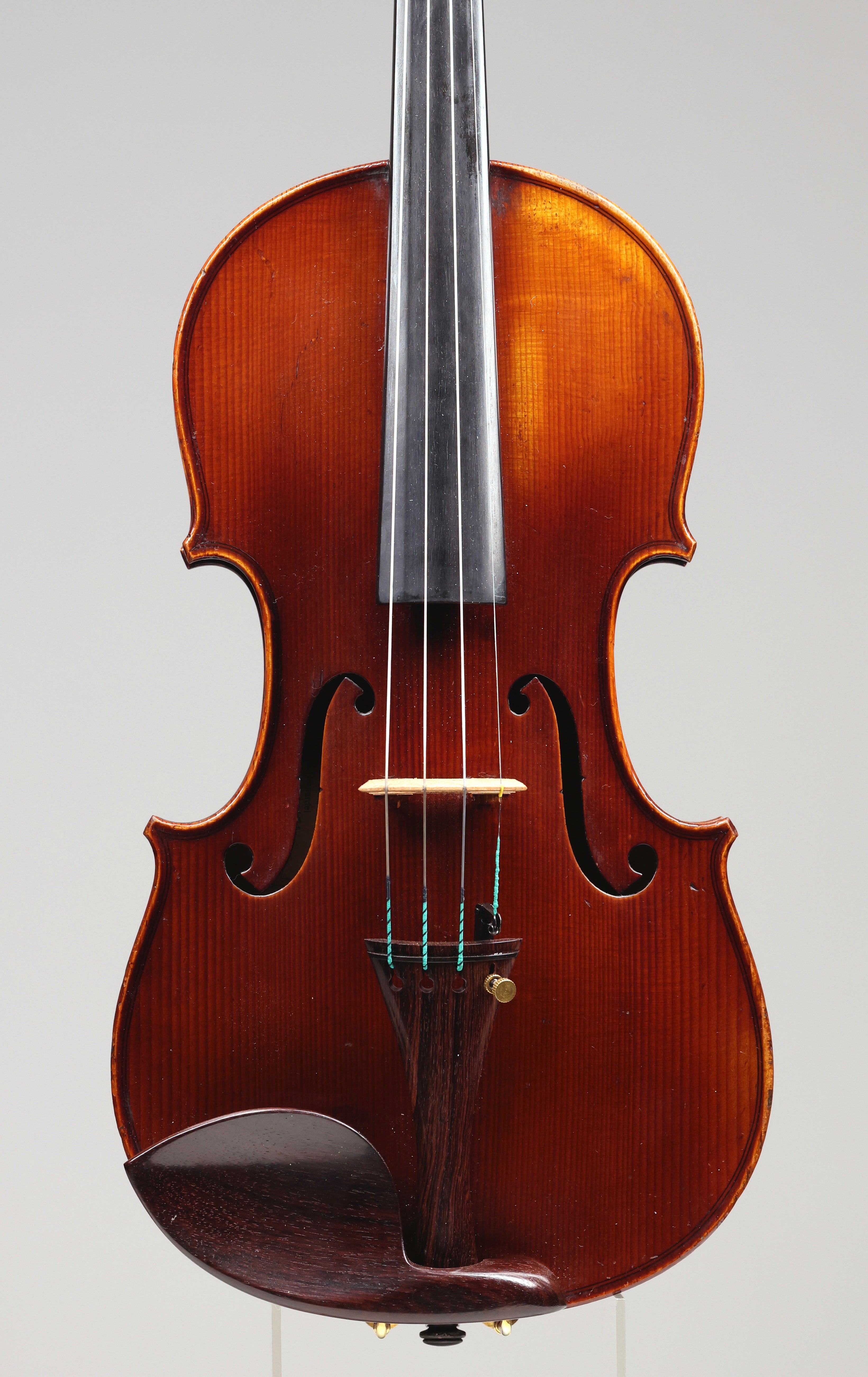 A Fine Violin Numbered 154 By Charles Resuche in Bordeaux, 1907.