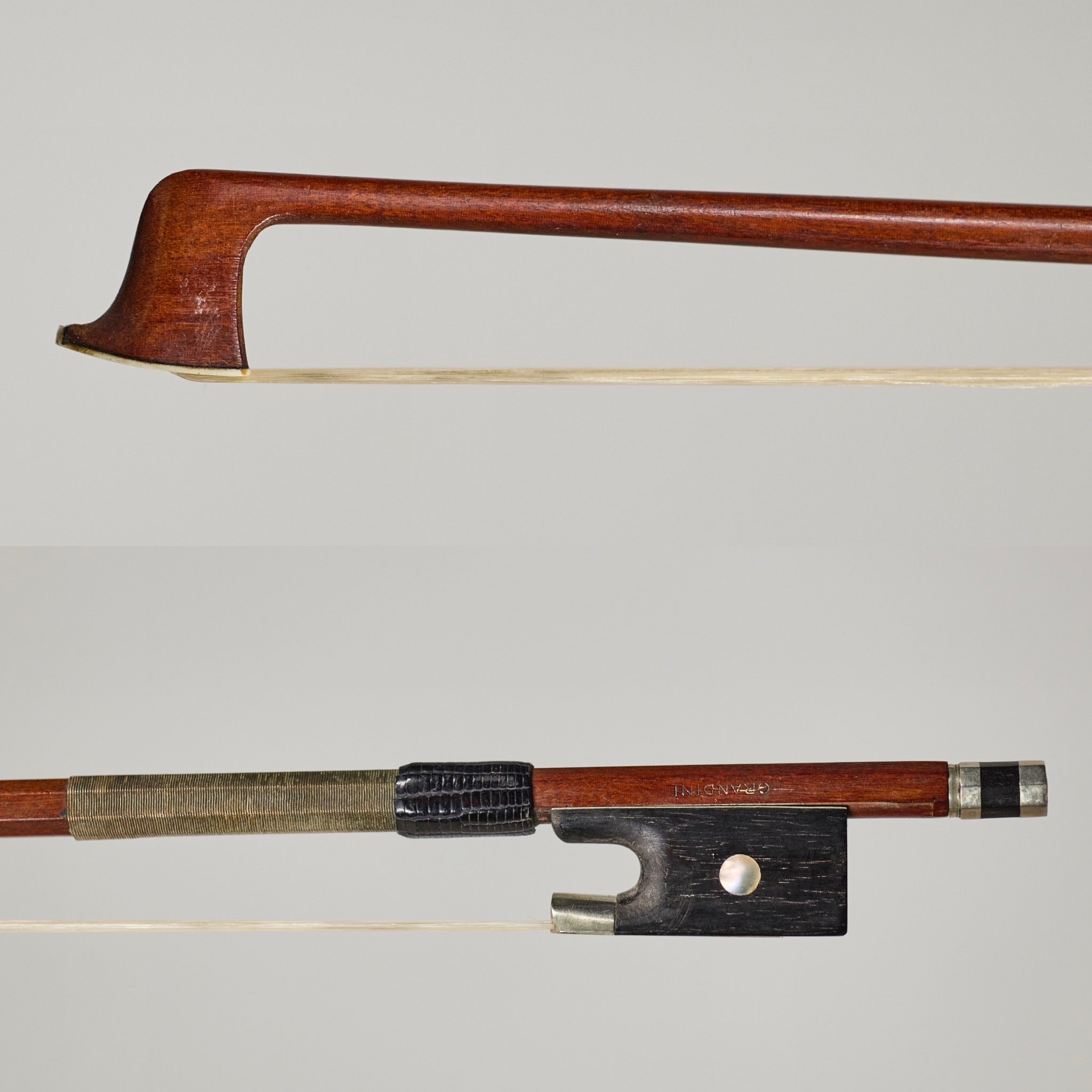 バイオリン弓 JTL GRANDINI刻印 A Good French Bow From JTL Stamped, “Grandini” – Cohen Violins