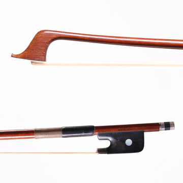 A Silver Mounted Cello Bow By Gustav Rudolf Steinl, Germany.