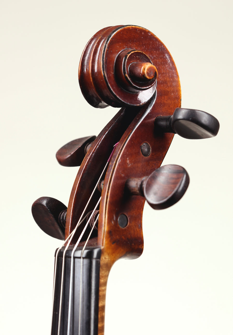 A Fine Violin Numbered 154 By Charles Resuche in Bordeaux, 1907.
