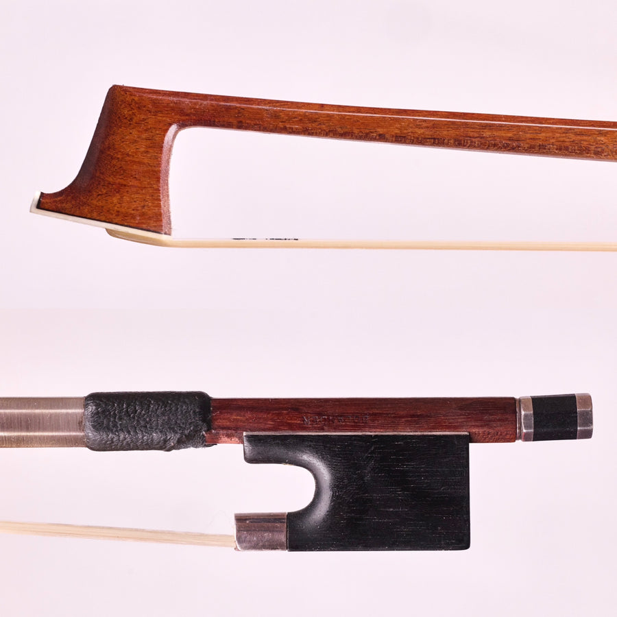 A Rare Ebony Mounted Viola Bow By John Bolander, #204