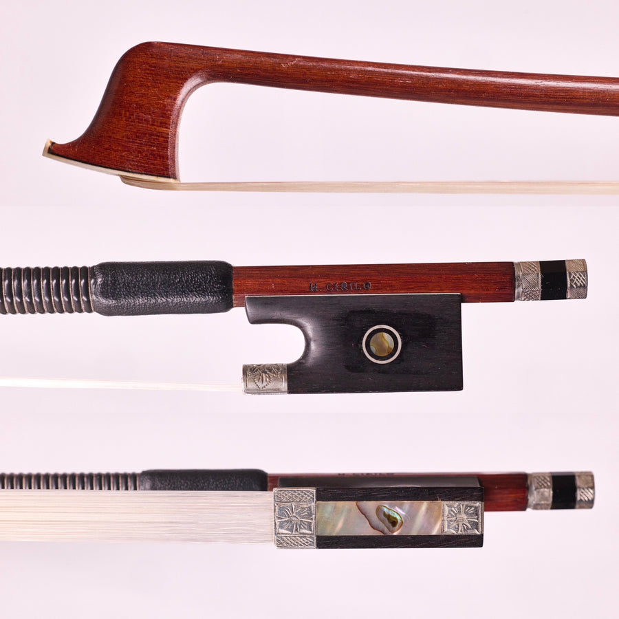 An Engraved Brazilian Violin Bow By H. Cirillo