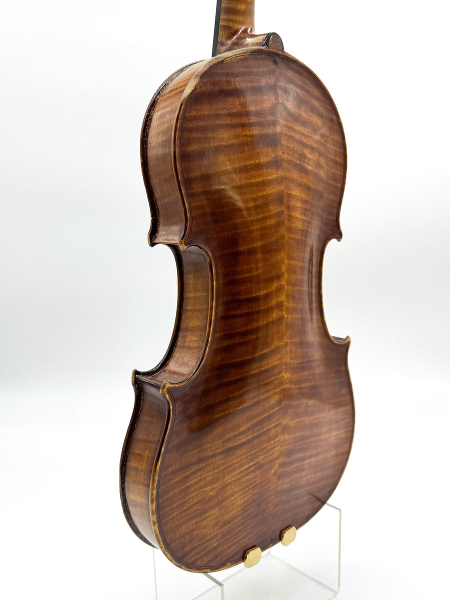 A Good Violin By Johann Glass Made In Leipzig, 1929.
