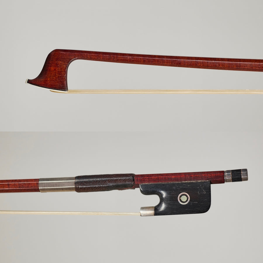 A Good German Viola Bow By E. Lothar Herrmann.