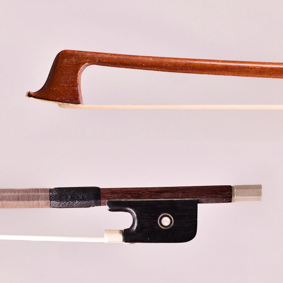 A French Violin Bow By Roger Francois Lotte, Circa 1965-1970.
