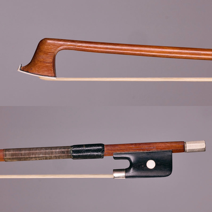 A French Viola Bow By Roger Francois Lotte For Louis Bazin, Circa 1970.