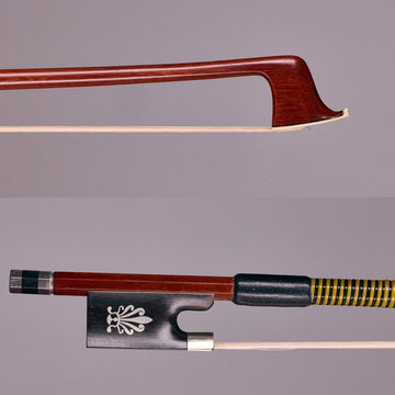Silver Fleur Pernambuco Violin Bow