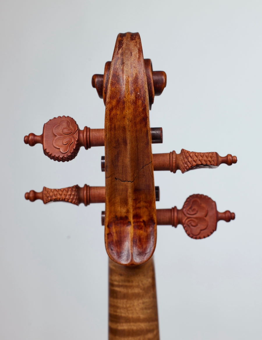 A Good German Violin With Several Repairs, Late 19th Century