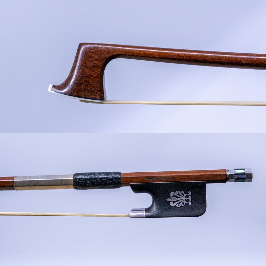 Hermann Luger Master Level Silver Mounted Viola Bow