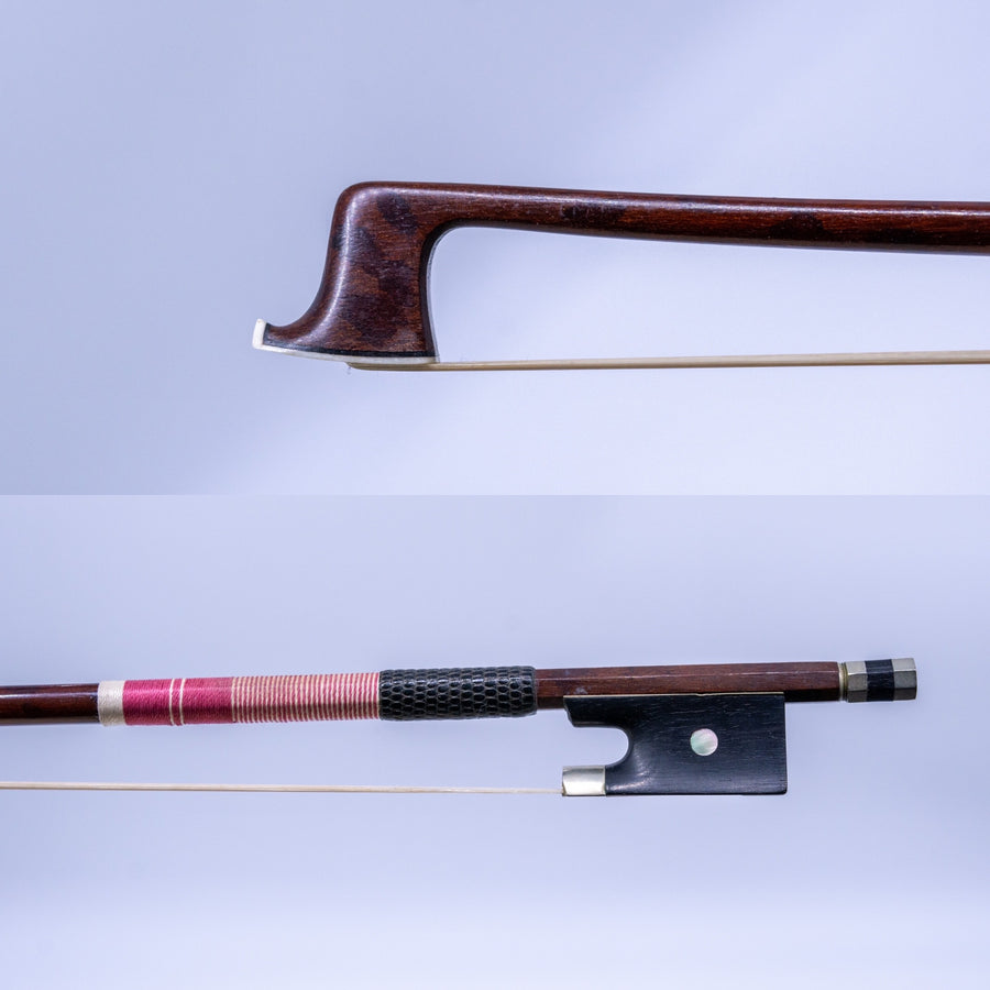 A French Mirecourt Workshop Violin Bow, Circa 1900