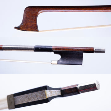 A Decorated Pearl Mid-Century Czech Violin Bow