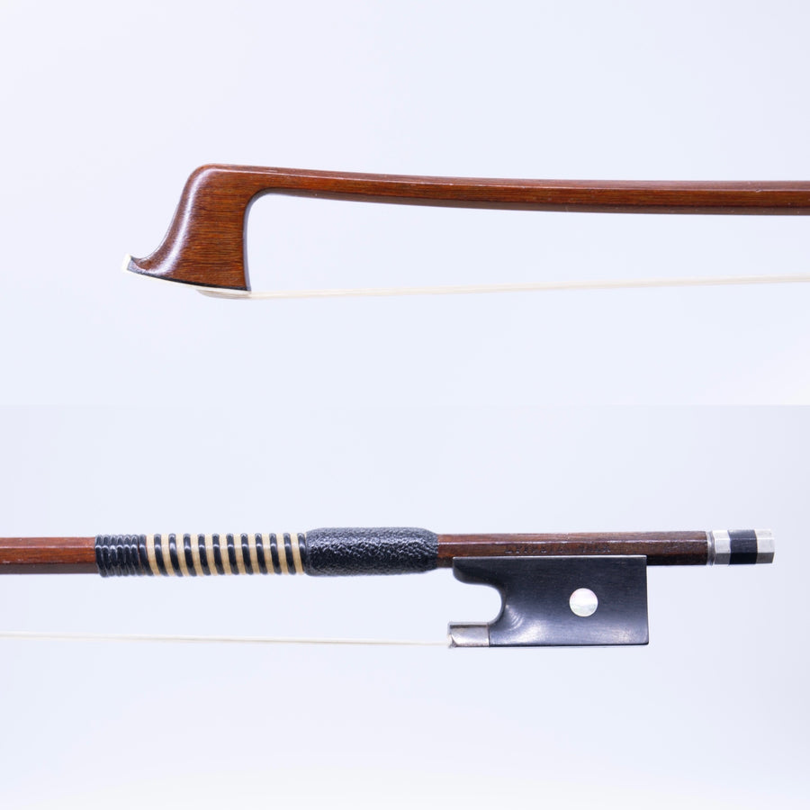 A Silver Mounted German Bow By Leopold Pfretzschner, Circa 1930’s.