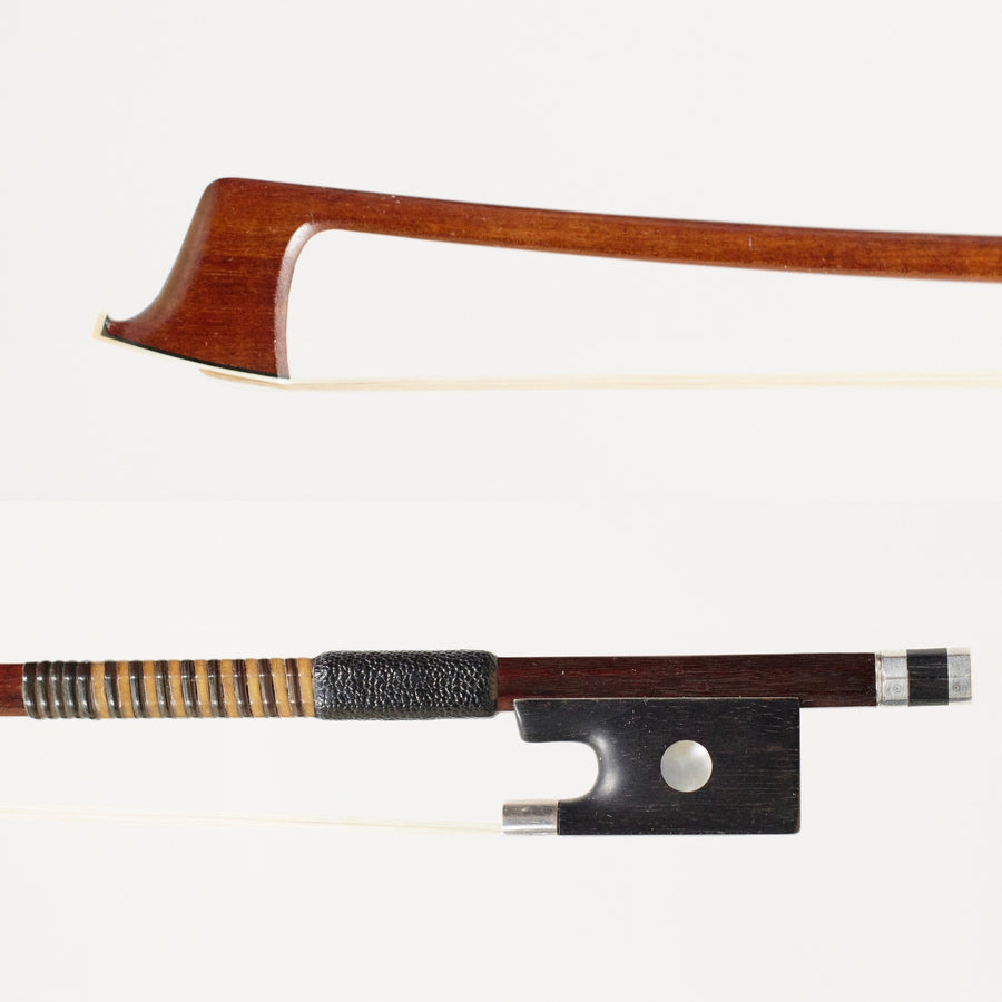 A Fine Viola Bow In Silver By William Salchow, USA.