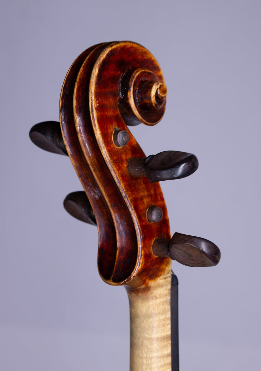 A Good English Violin By Ernest James Baker, 1905.