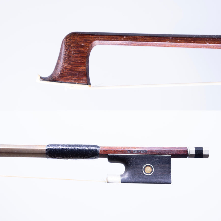 A Nickel Mounted Violin Bow from the Siefert Workshop