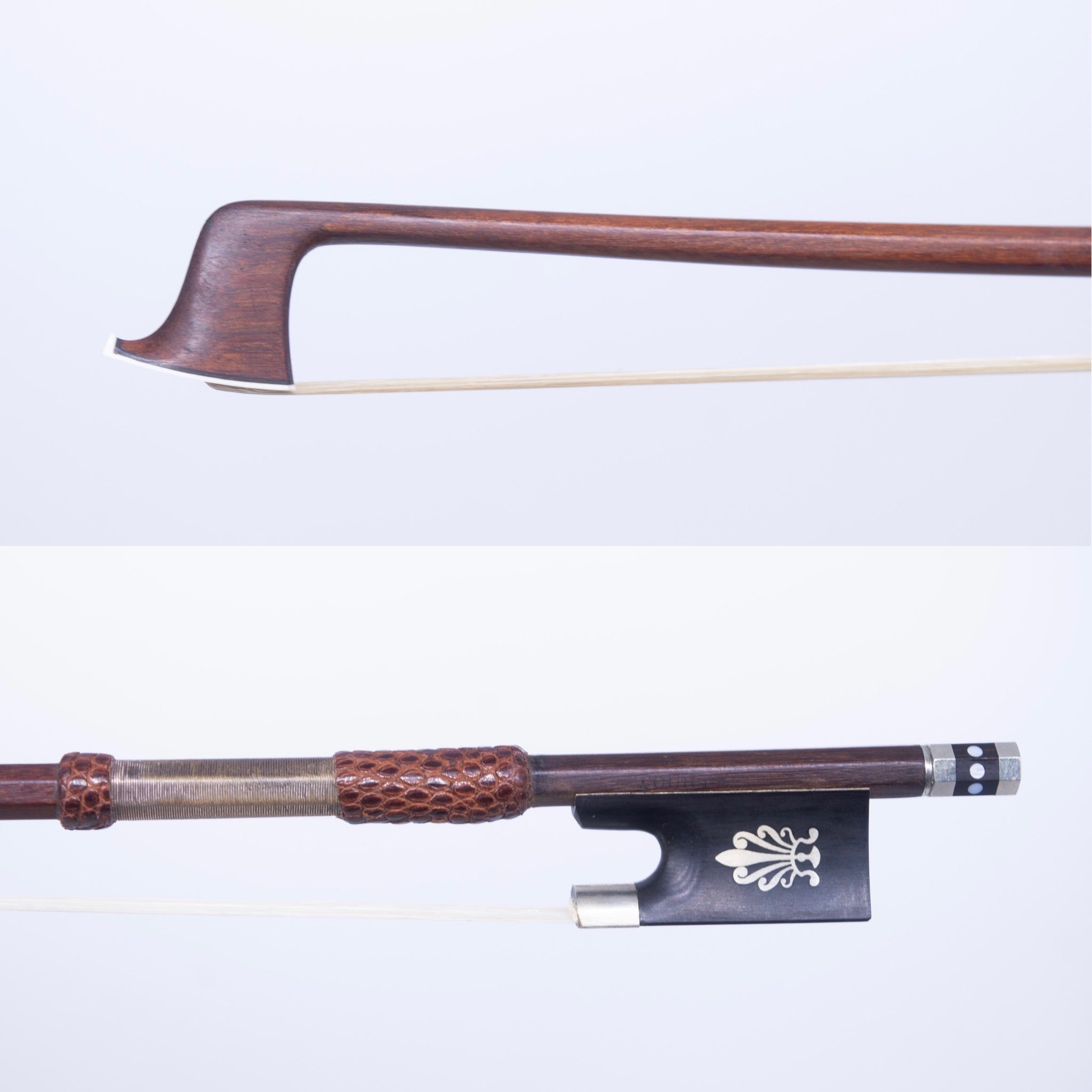 A Modest Saxon Violin Bow, Turn of The Century. – Cohen Violins